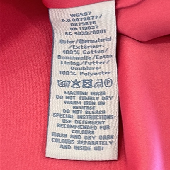 Boden 100% Cotton A Line Lined Skirt w/ Bow Detail and Side Pockets sz.4 - Picture 9 of 10